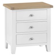 See more information about the Lighthouse White & Oak Chest Of 3 Drawers